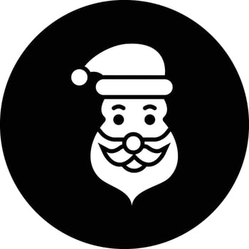 Santa claus Icon Design Illustration vector