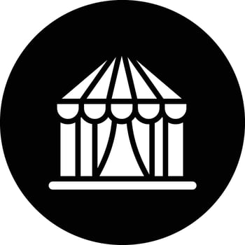 Tent Icon Design Illustration vector