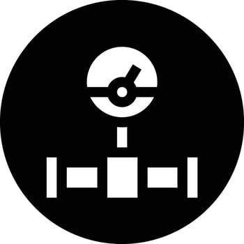 Fuel Gauge Icon Design Illustration vector