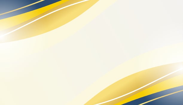 Yellow and blue abstract geometric shapes background vector