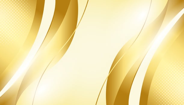 Abstract golden wavy background vector