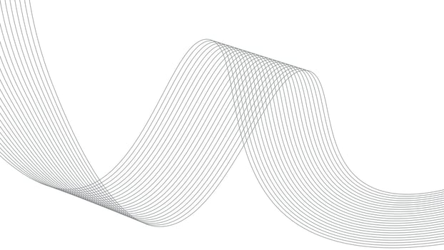 A wave is shown in a white background vector