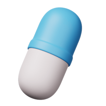 Capsule 3D Icon Illustration png