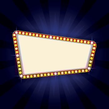 Cinema with beautiful concept vector