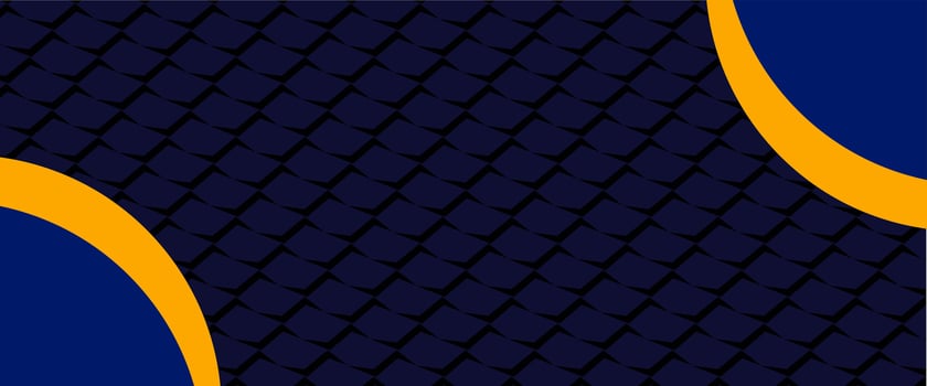 A blue and yellow background with a wavy pattern vector