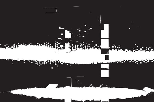 Black Abstract Texture Monochrome Layer on White Background for Visual Overlays vector