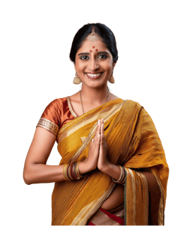 Indian woman in sari png