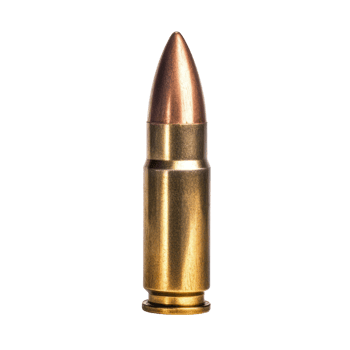Bullet front view isolate on transparency background png
