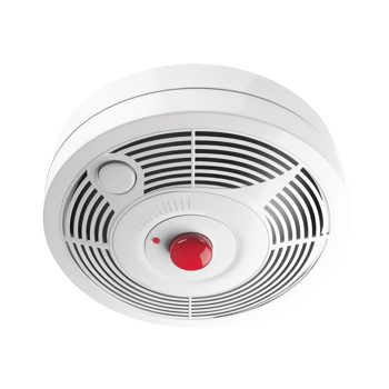Smoke Detector front view full length isolate on transparency background png