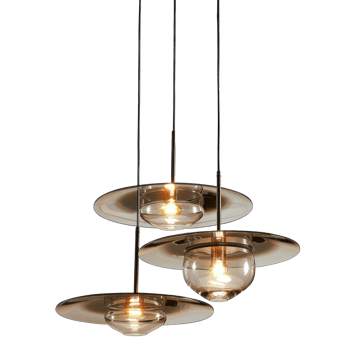 Disc Pendant Lights isolate on transparency background png
