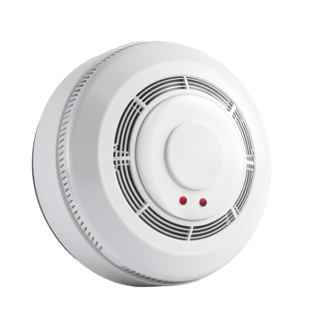 Smoke Detector side view full length isolate on transparency background png
