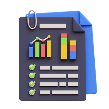 Business Document 3D Illustration png