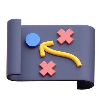 Roadmap 3D Illustration png