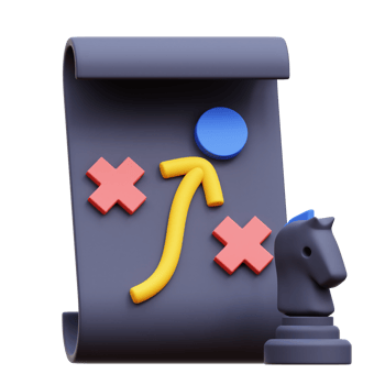 Strategy 3D Illustration png