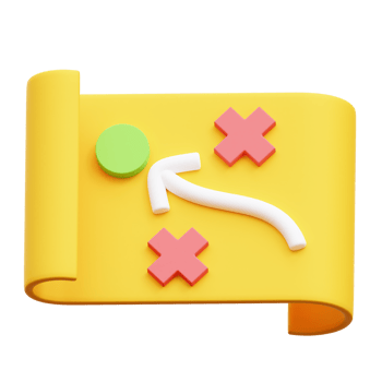 Business Roadmap 3D Illustration png