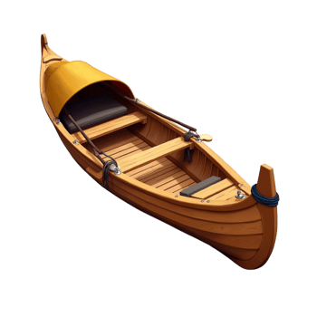 a wooden boat png