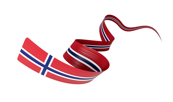3d Flag Of Norway Country 3d Wavy Shiny Norway Ribbon, 3d illustration png