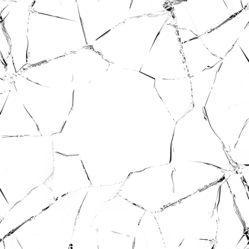 High Quality Glass Cracks Pattern on Transparent Background png