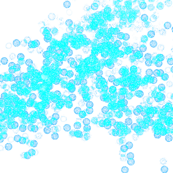 Blue bokeh light illustration evoking a sense of tranquility png