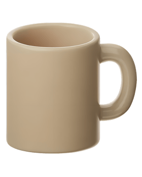 beige colored coffee cup png