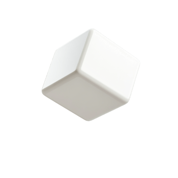 Simple White Cube png