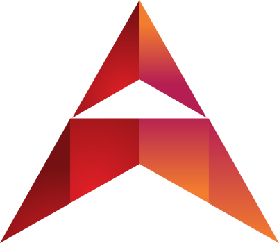 The logo for a red and orange triangle png