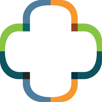 The logo for the medical center of the future png