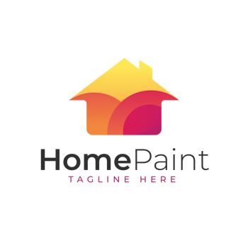Home paint logo design png