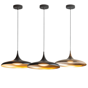 Disc Pendant Lights front view full length isolate on transparency background png