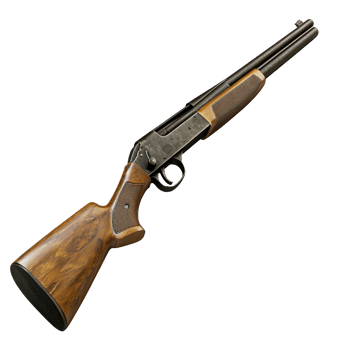 3D Shotgun isolate on transparency background png