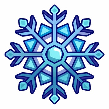 Snowflake icon illustration vector