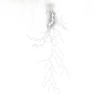 lightning bolt on transparency background png