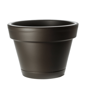 Empty flower pot front view isolate on transparency background png