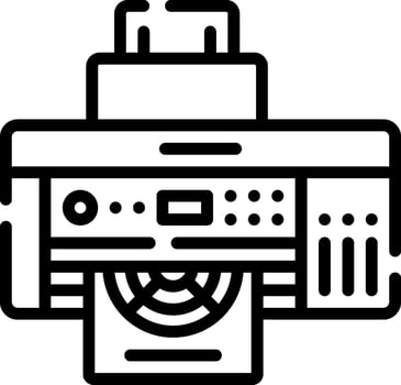 Printer illustration design vector