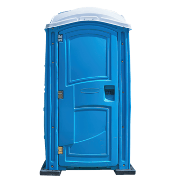 Portable plastic toilet or public facility isolate on transparency background png