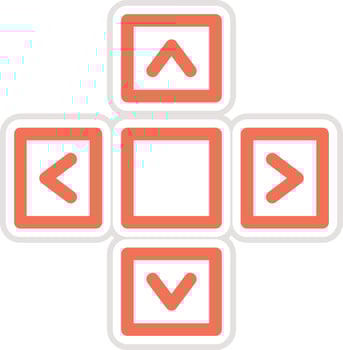 Buttons Icon Design Illustration vector