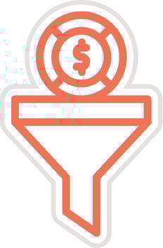 Funnel Icon Design Illustration vector