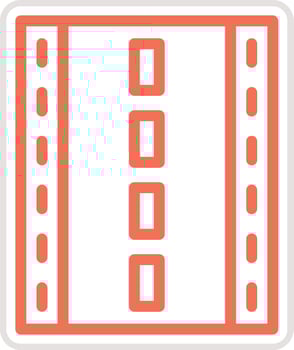 Runway Icon Design Illustration vector