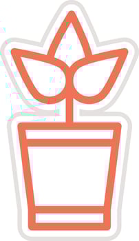 Plant Icon Design Illustration vector