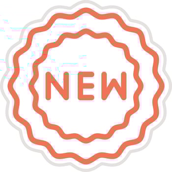 New Icon Design Illustration vector