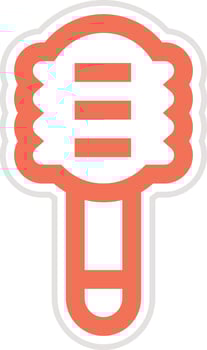 Brush Icon Design Illustration vector