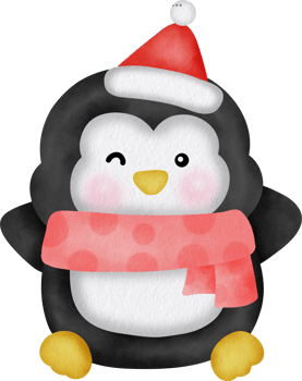 Adorable Watercolor Penguin png