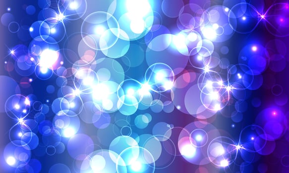 Abstract light bokeh background. colorful bright circle. beautiful shinning. vector