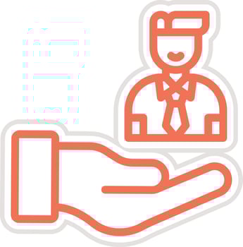 Values Icon Design Illustration vector