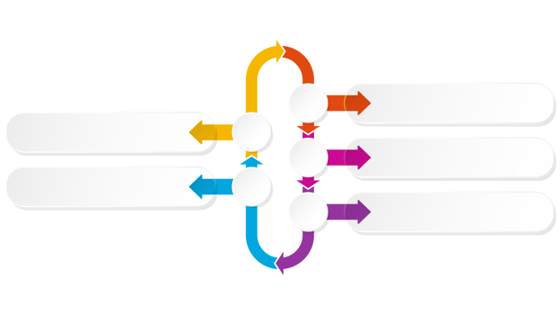 Modern infographic with 5 steps, process or options. png