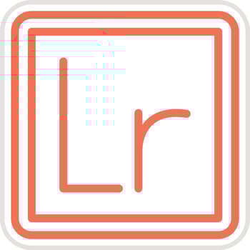Lightroom Icon Design Illustration vector