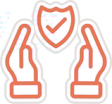Protection Icon Design Illustration vector