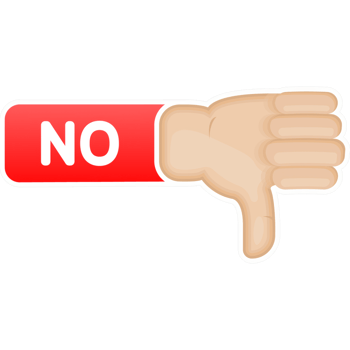Check mark button with yes and no. Flat simple style trend modern red and green checkmark png