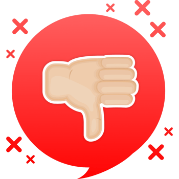 Yes and No check marks icon on white background. Flat simple style trend modern red and green checkmark png