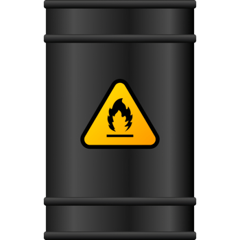 Illustration of barrel with flammable sign on white backdrop. illustration. Fire flame png